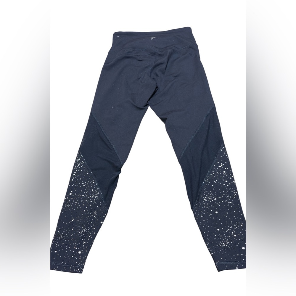 Old Navy Active Go-Dry Black Galaxy Print Leggings S Petite High Rise - Picture 2 of 7